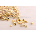 sef057 DIY jewelry findings Wholesale 925 sterling silver 24K Gold Plated 10mm beads 2-12mm european round shape bead